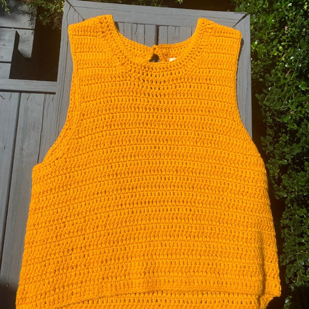 Anthropologie's Moth Brand - Crochet Knit Top